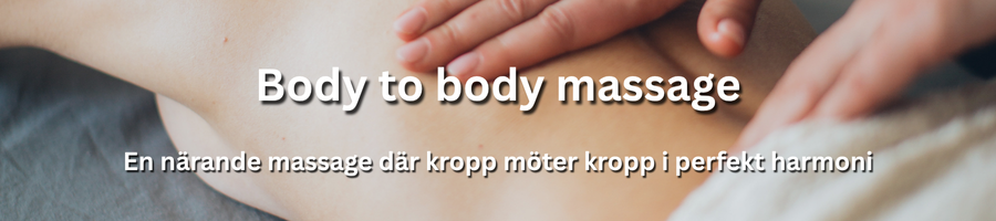 Sensuell helkroppsmassage med fokus på närhet och flöde